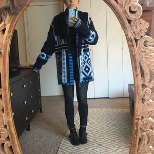 Oversized Fringe Sweater